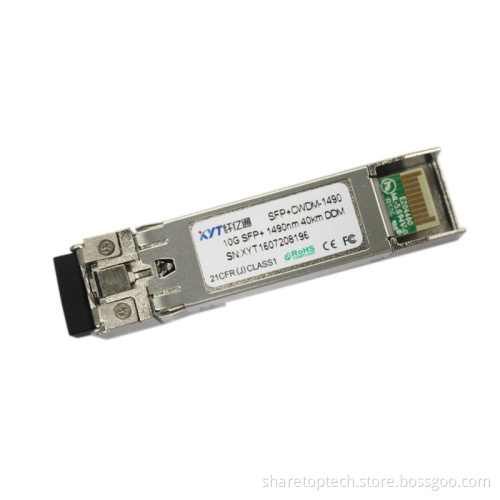 new product wholesale 4 pieces 10G 10km CWDM SFP+ module 1270-1470nm SFP optical fiber transceiver